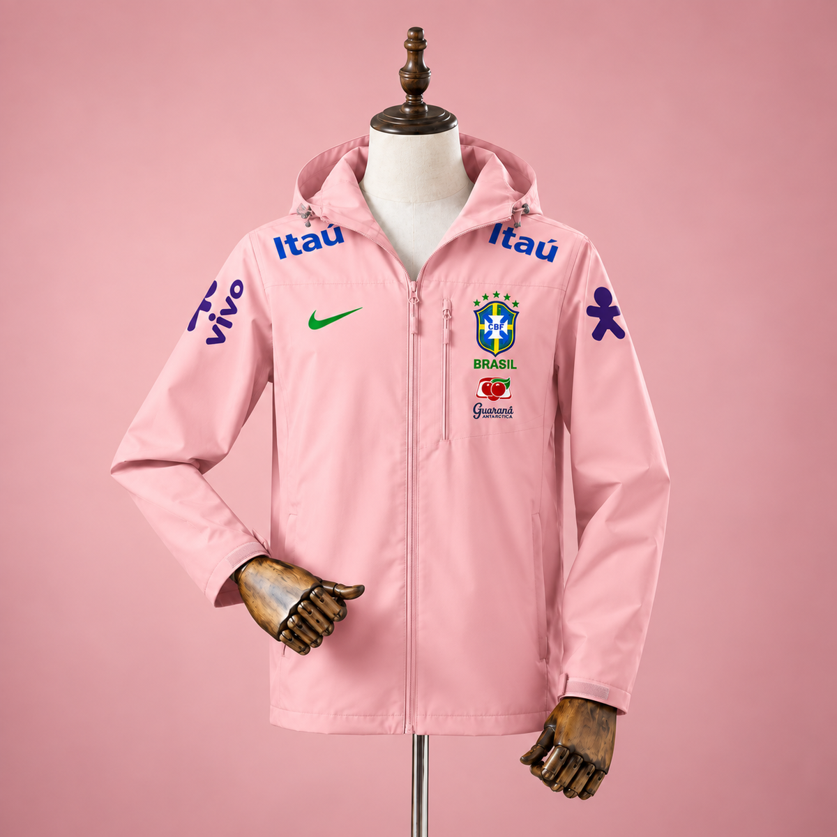 Nike - Chaqueta Brasil Rosa